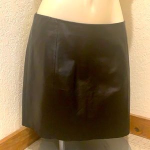 Vintage BCBGMAXAZRIA Leather Mini Skirt